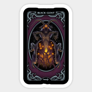 Lovecraft Tarot The Chariot Sticker